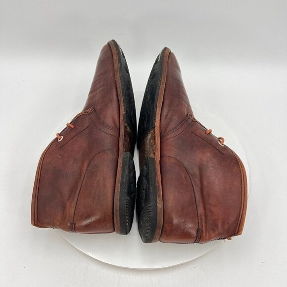 Timberland Boot Company Men Size 10 75509 Brown Leather Plain Toe Chukka Boot - Picture 8 of 16